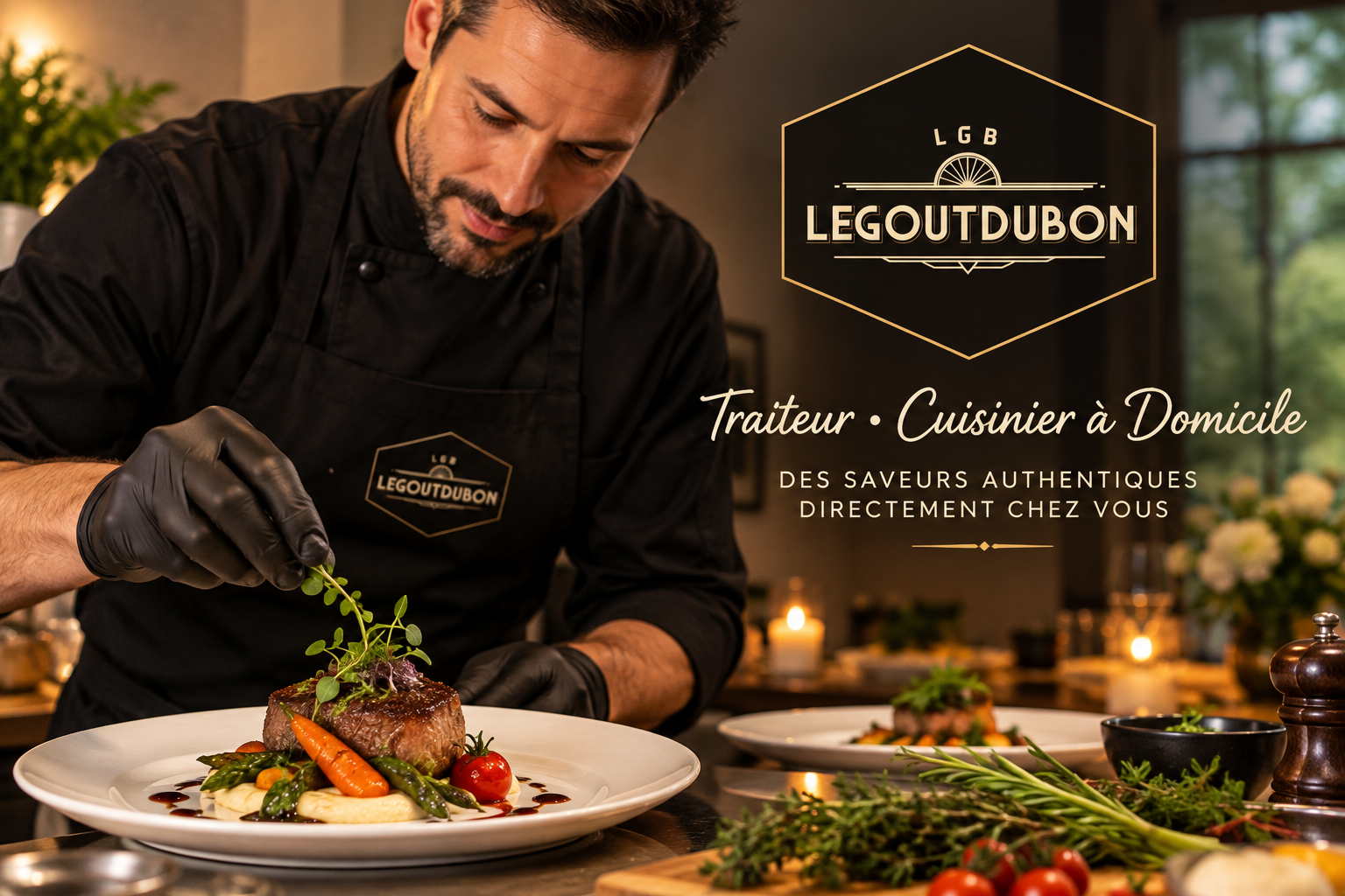 Chef cuisinier à domicile Le Goût du Bon